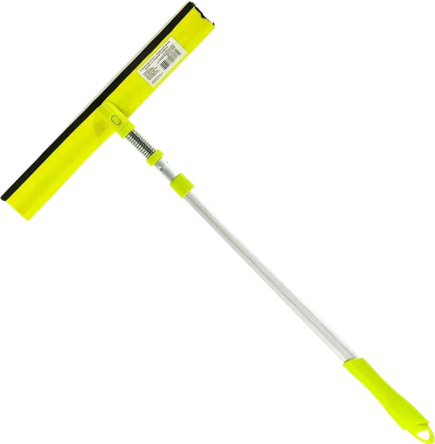 Стеклоочиститель с телескопической ручкой, со съемной насадкой