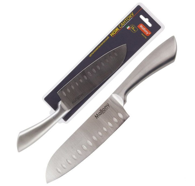 Нож цельнометаллический MAESTRO MAL-01M сантоку 18 см 920231/716288