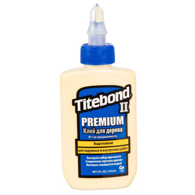 Клей Titebond II Premium, столярный, влагостойкий, 118 мл