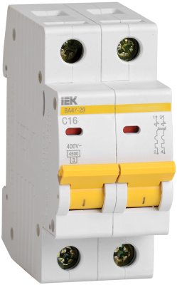 Автоматический выключатель IEK ВА47-29, 2P (32А; 4,5kA), MVA20-2-032-C