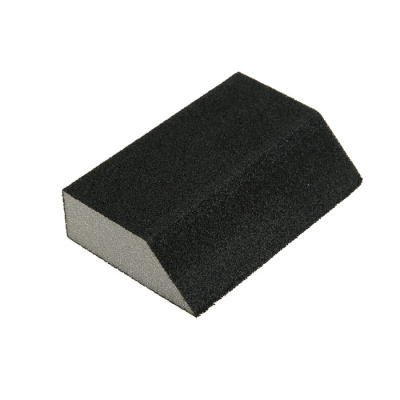 Губка шлифовальная угловая алюминий-оксидная 100х70х25 мм Р60 FIT 38372