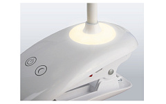 Светильник светодиодный на прищепке UF-705 С01 белый, 4.5W (аккумулятор,USB,3 уровень яркости, функция ночника) 13254