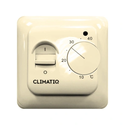 Терморегулятор Climatiq BT, базовый, механический, слоновая кость