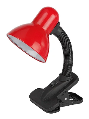 Светильник на прищепке ЭРА N-102-E27-40W-R красный