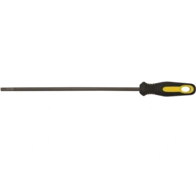 Напильник для заточки цепей бензопил круглый с прорезиненной ручкой 200х5,0 мм FIT 42814