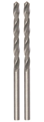 Сверло по металлу в ПВХ, 4,5х47х80 мм, Р6М5, ВиЗ (2 шт)