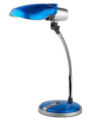 Светильник настольный ЭРА NE-301-E27-15W-BU синий, лампа Е27, 15Вт (C0044900)
