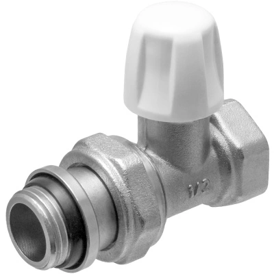 Клапан нижний запорный для радиатора прямой 1/2&quot; с упорной прокладкой, MP-У ИС.030284
