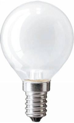 Лампа накаливания Philips шар матовый Standard P45 FR 60W E14 650lm 3000К, 871150006757950