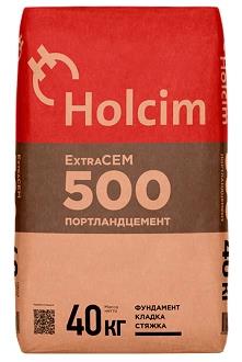 Цемент Holcim (ExtraCEM) М500 Д20 ЦЕМ II/A-И 42,5Н, 40 кг