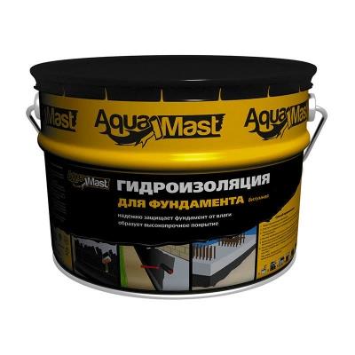 Мастика для фундамента «АguaMast» битумная (3 кг)