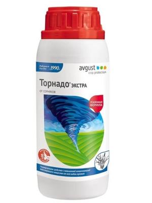 Средство для удаления сорняков «Торнадо» применяется в садах и виноградниках, на приусадебных участках для борьбы с однолетними и многолетними сорными растениями