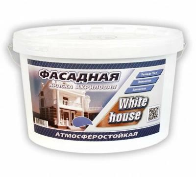 Атмосферостойкая фасадная краска ВД White House База С 3,3 кг