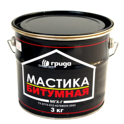 Мастика битумная Грида МГХ-Г 2 кг 28260 купить в отделе магазина Экономстрой