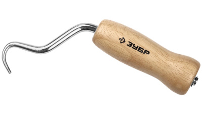 Крюк для вязки проволки, нержавеющая сталь, буковая рукоятка ЗУБР 23807 купить в отделе магазина Экономстрой