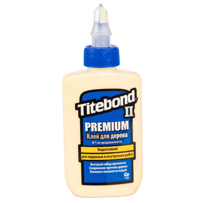 Клей столярный влагостойкий Titebond II Premium, 237 мл