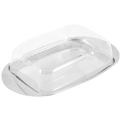 Масленка Oliatore, нержавеющая сталь/пластиковая крышка, 18х11х4 см купить в отделе магазина Экономстрой