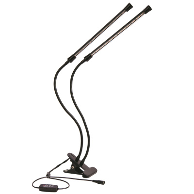 Светильник светодиодный на прищепке Uniel, для растений, ULT-P33-15W/SPSB/TM, черный, 15 Вт купить в отделе магазина Экономстрой