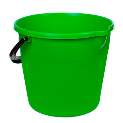 Ведро круглое со сливом Spark Plast, пластик (полипропилен), цвет салатовый, 7 л