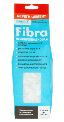 Полипропиленовая фибра Cemmix Fibra 150 г купить в отделе магазина Экономстрой