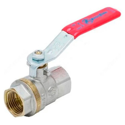 Кран шаровой латунный, ручка рычаг, внутренняя-внутренняя резьба, Aquasfera Euro 007-7369, PN40, 1/2" купить в отделе магазина Экономстрой