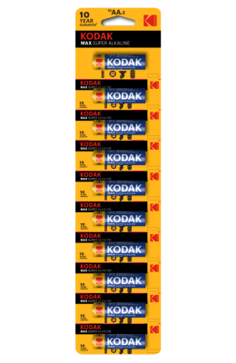 Батарейка щелочная Kodak Max LR6-10BL / АА, 1,5V (1 шт) купить в отделе магазина Экономстрой