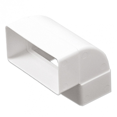 Колено вертикальное плоское 110х55 мм, 90 градусов купить в отделе магазина Экономстрой