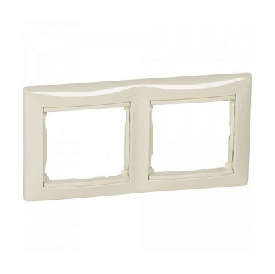 Рамка 2 поста слоновая кость VALENA (индивидуальная упаковка) (695632) купить в отделе магазина Экономстрой