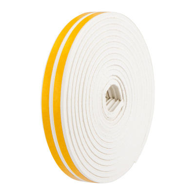 Уплотнитель самоклеящийся PROconnect, белый, Е-профиль 9х4 мм, для зазоров 1-3 мм, упаковка по 6 м купить в отделе магазина Экономстрой