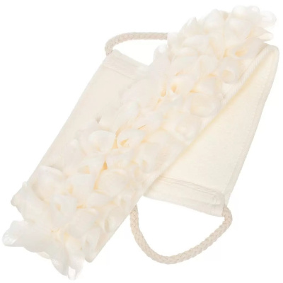 Мочалка банная лента, кружево, цвет в ассортименте, 70 х 9 см купить в отделе магазина Экономстрой