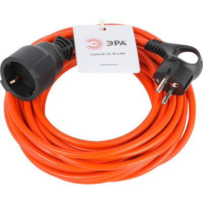 Удлинитель силовой ЭРА UPx-1e-3x1-10m в бухте с заземлением, 1 розетка, ПВС 3х1 мм², 10 м
