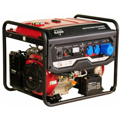 Бензиновый генератор Elitech СГБ6500Е, 5,5 кВт