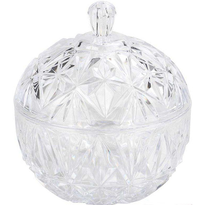 Сахарница Шарм с крышкой, 0,35 л (прозрачный) купить в отделе магазина Экономстрой