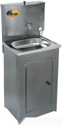 Умывальник дачный КОМФОРТ с подогревом, мойка из нержавеющей стали, серебро купить в отделе магазина Экономстрой