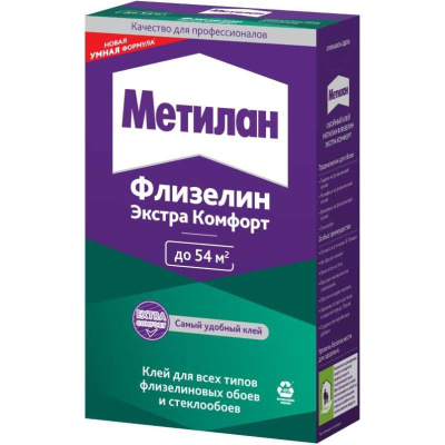 Клей для флизелиновых обоев Метилан, Экстра Комфорт, 300 г купить в отделе магазина Экономстрой