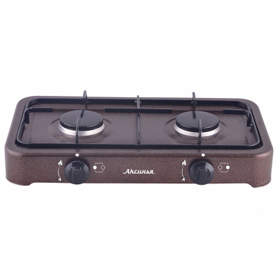 Плита АКСИНЬЯ двухконфорочная, цвет коричневый КС-106 Р1-00006965