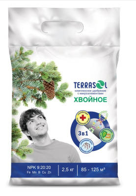 Удобрение минеральное сухое TerraSol Хвойное 2,5 кг купить в отделе магазина Экономстрой