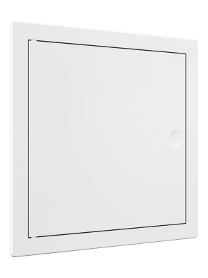 Люк ревизионный нажимной 120х120 с фланцем 100х100 пластик купить в отделе магазина Экономстрой