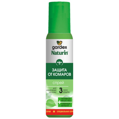 Спрей от комаров Gardex Naturin, 110 мл купить в отделе магазина Экономстрой