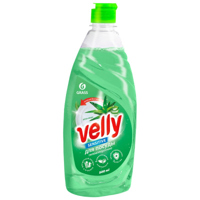 Средство для мытья посуды Grass "Velly", Алоэ вера, 500 мл купить в отделе магазина Экономстрой