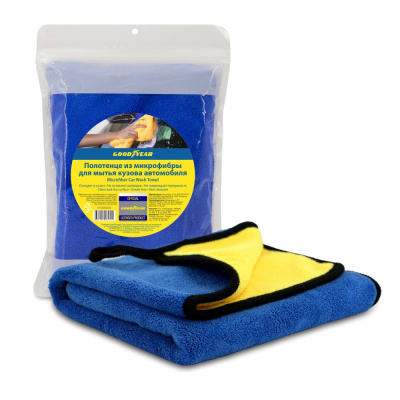 Полотенце из микрофибры Goodyear, для мытья кузова автомобиля, 40x60 см купить в отделе магазина Экономстрой