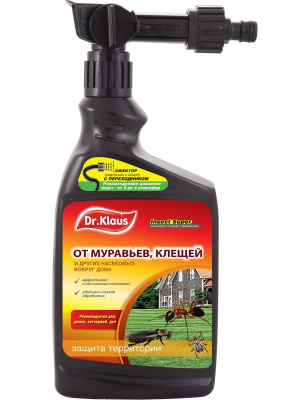 Эжектор концентрат от муравьев, клещей и других ползающих насекомых Dr.Klaus, 1 л купить в отделе магазина Экономстрой
