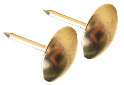 Гвозди декоративные латунированные СТРОЙБАТ, 10,5 мм (50 шт) купить в отделе магазина Экономстрой