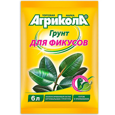 Грунт для фикусов Агрикола, 6 л купить в отделе магазина Экономстрой