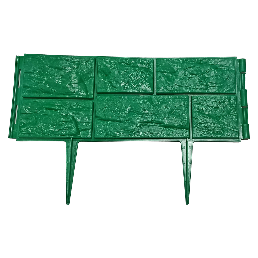 картинка Забор декоративный Старый дворик Диорит, зеленый, 40х25 см (5 шт) от магазина Экономстрой