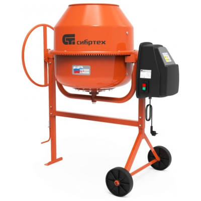 Бетономешалка Сибртех БСЕ-180 95479, 180 л купить в отделе магазина Экономстрой