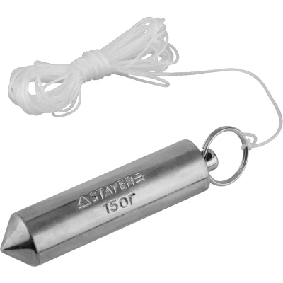 Строительный отвес со шнуром, 150 гр STAYER 0635-15 купить в отделе магазина Экономстрой