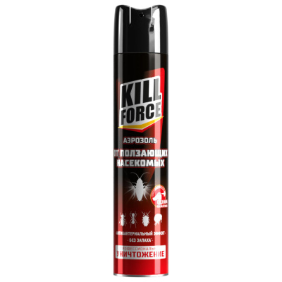 Аэрозоль инсектицидный от ползающих Kill Force, 350 мл купить в отделе магазина Экономстрой