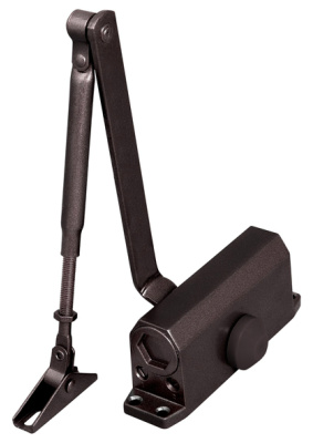 Доводчик дверной PUNTO SD-2040 BR, 55-80 кг, коричневый 37699