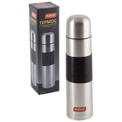 Термос из нержавеющей стали с силиконовыми вставками NUOVO, 1 л, 716324 купить в отделе магазина Экономстрой